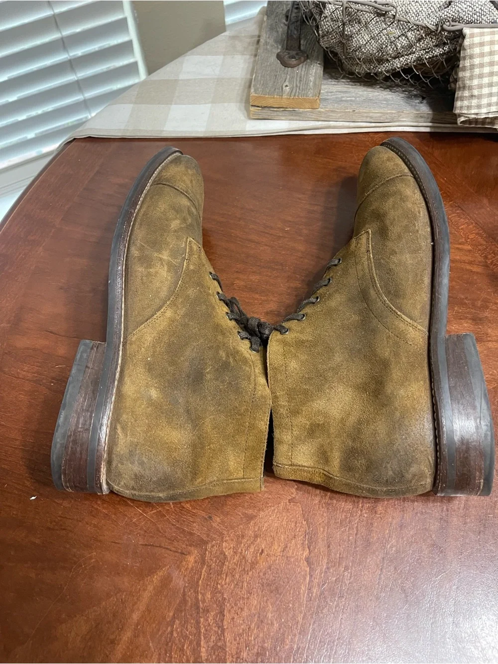 Thursday Boot Co Cadet Cap Toe Lace Up Boots Moccad